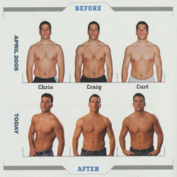 body transformation six pack abs