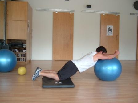 stability ball rollout