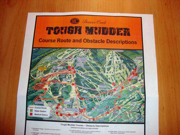 The Tough Mudder Map