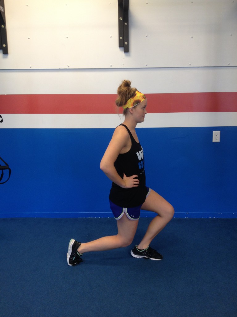 Lunges without perfect form