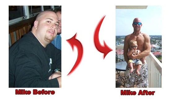 mike before and after