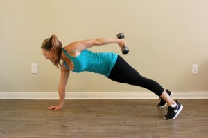 Plank Tricep Extension - 2