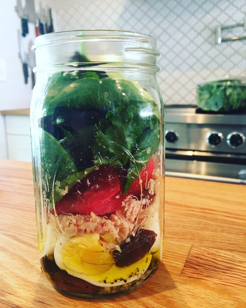 mediterranean salad mason jar recipe