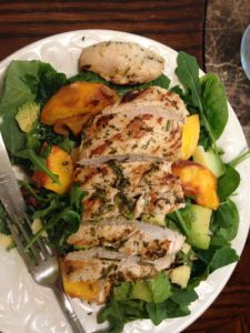 Grilled Peach Salad