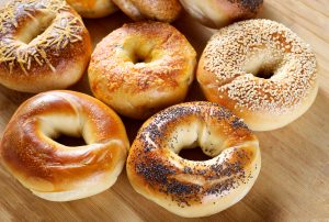 healthy gluten bagel