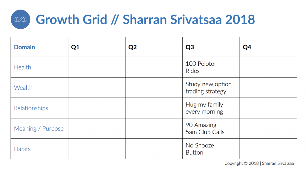 Growth Grid Example, Sharran Srivatsaa